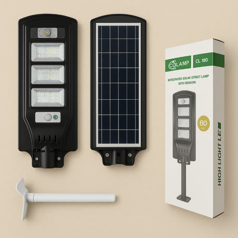 Panel Solar Lampara Calle Techo